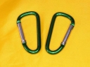 100pcs 6# aluminum alloy Carabiner Clip V1