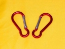 100pcs 6# aluminum alloy Carabiner V3