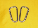 100pcs 6# aluminum alloy Carabiner V4