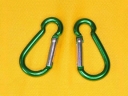 100pcs 4# aluminum alloy Carabiner