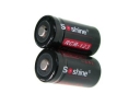 Soshine 650mAh 3.0V RCR123/17355 Li-ion Battery (2-Pack+Case)
