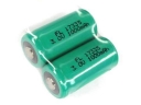 FL17335 1000mAh 3V Li-ion Rechargeable Battery 2-Pack