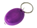 Plastic UV Purple Light LED Keychain (ZY-P1)
