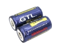 GTL LR123A 1800mAh 3.6V Protected li-ion Battery (2-Pack)