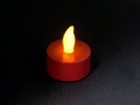 Christmas Flashing Yellow Light Candle (Light Red)