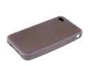 Brown Silicon Protection Shell for iPhone 4G