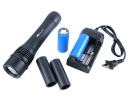 PALIGHT BG-QS88 CREE Q5 LED Aluminum Diving Flash Torch Kit with 26650 Battery