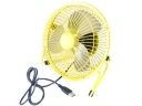 USB mini Fan/ cooling fan for computer laptop (yellow)