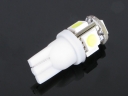 T10-5SMD 0.7W 5 White LED Car Light