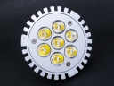 E27 7x1W White Light LED Spotlight Bulb Energy-saving Lamp