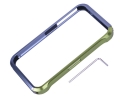 Element Aluminum Case for iPhone 4 - Green & Blue