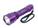 Palight C9 CREE XP-G R5 LED 5-Mode Rechargeable Flashlight - Purple