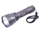 Palight C9 CREE XP-G R5 LED 5-Mode Rechargeable Flashlight - Titanium