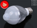E27 6W Warm White LED Energy-saving Induction Lamp