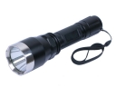 High Power CREE Q5 LED Flashlight with Steel Head