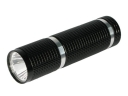 Aluminum High Power 1W LED Mini Flashlight (Black)