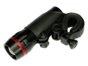 1W LED Zoom Aluminum Flashlight / LED Bicycle Torch (3 Modes)