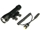 DT-001 CREE Q3 Aluminum LED Flashlight with Weaver Base