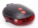 Bike Bicycle Laser Beam Rear Tail Light Lamp