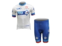 FDJ Team short Sleeve Cycling JERSEY Sets  (Men's Cycling)