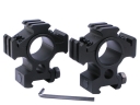 25mm Two-Piece High Profile Weaver Scope Mount Rings