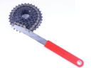 Bike Bicycle flywheel spanner BMX Chain Whip Wheel Sprocket Remove Tool Kit