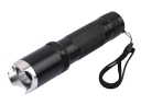 3-Mode CREE LED Stainless Steel Head Flashlight with Hand Strap