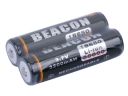 2 Pcs BEACON 18650 3.7V 3200mAh Rechargeable Protected Battery