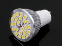 6W GU10 24LED Warm White Light Bulb Lamp