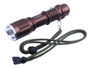 SZOBM ZY-603 CREE  XM-L T6 LED 5-Mode Focus Flashlight - Bronze