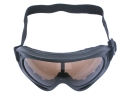 Tactical UV 400 Goggles Wind Dust Eyeglasses Glasses Eyewear - Black