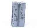 2Pcs TangsFire 14500 900mAh Protected 3.7V Rechareable Li-ion Battery Gray