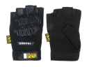 M-Size Mechanix Half Finger Gloves-Black
