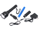 Smiling Shark SS-A60 3 Modes 260LM CREE Q5 LED Rechargeable Flashlight Torch