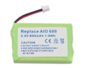 AIO 600 2.4V 800mAh 1.9Wh Ni-MH Battery