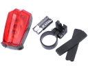 HJ136 Bicycle Black Rear Light Safety Flash Light Lamp 5 LED Bicycle Tail Lamp