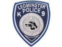 Leominster Police Embroidered DIY Iron Badge Patch Sticker Tag