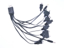 TG-110 Universal 10 in 1 USB Charger Cable for iPhone 4S, iPhone 4, iPhone 3G/3GS, iPod, Cell Phone, MP3 & MP4, ect (Black)