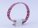 Bracelet USB Cable For iPhone/iPod/iPad R-cable - Pink