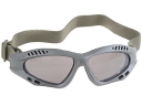 Foam Gasket Versatile Goggles Eyeglasses Eyewear with Elastic Headband & Dark Lens - Olive Frame