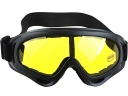 Military UV 400 Desert Cavalry Style Goggles Glasses with High-contrast Yellow Lens