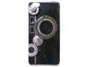 Black Camera Pattern Protection Shell for iPhone 5