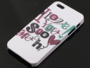 English Words Pattern Protection Shell for iPhone 5G