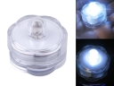 White Mini Shaped Flower Submersible LED Candle Light