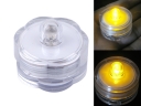 Yellow Mini Shaped Flower Submersible LED Candle Light