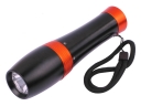 CREE Q5 LED 5-Mode Magnetron Flashlight - Black and OrangeRed