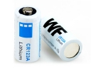 WF CR123A 3V Li-ion Battery - White