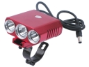 CREE XM-L T6 LED + 2 x CREE R5 LED 5-Mode Bicycle Light - Red