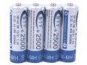 BTY 2500mAh AA 1.2V Ni-MH Rechargeable Batteries-4 Pcs