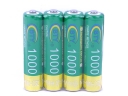 4 Pcs BTY 1000mAh Ni-MH 1.2 V Rechargeable AAA Batteries